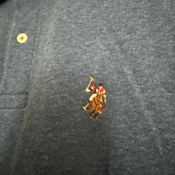 U.S. Polo Assn. Blue Polo Shirt - Picture 3 of 5